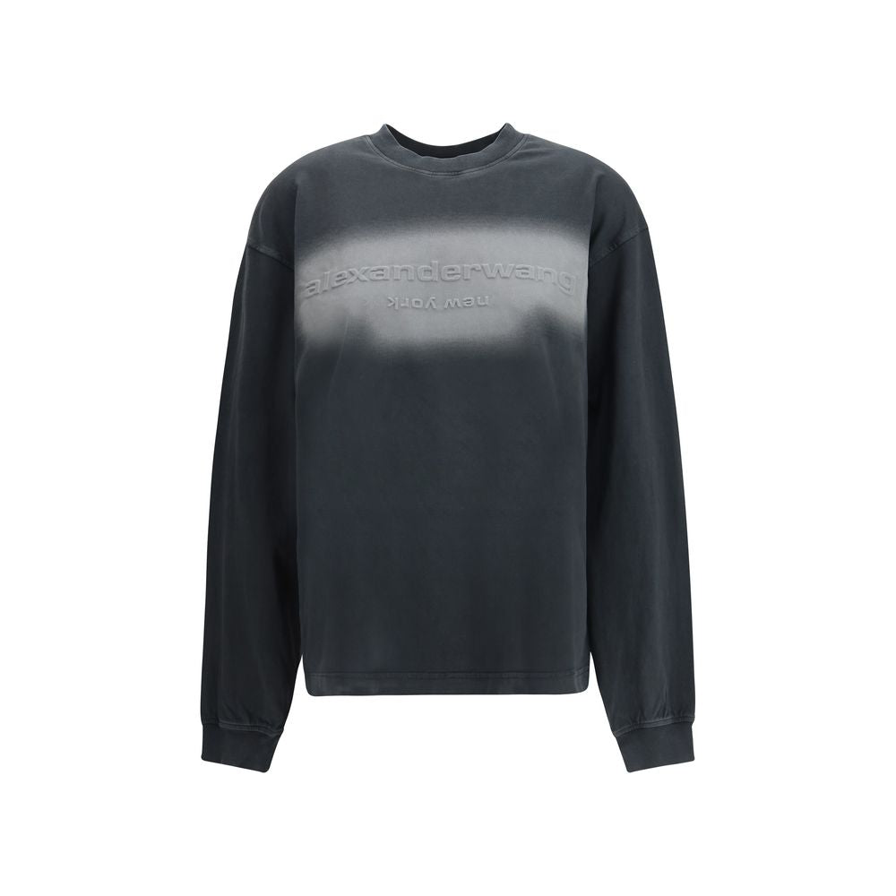 Alexander Wang Black Cotton Sweatshirt