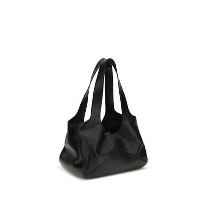 Chloé Black Calf Leather Bos Taurus Shoulder Bag