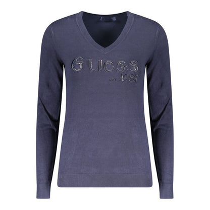 Guess Jeans Blu Viscose Women Sweater