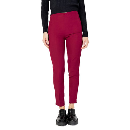 Hanny Deep Bordeaux Polyester Pants