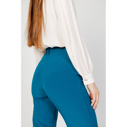 Hanny Deep Black Elastane Pants