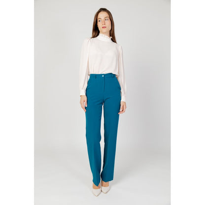 Hanny Deep Black Elastane Pants