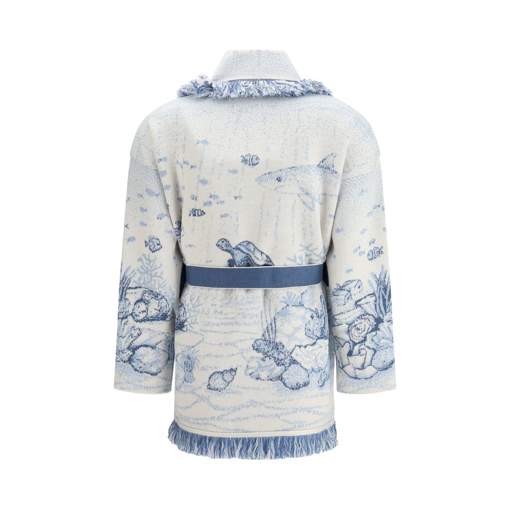 Cardigan in lana multicolore Alanui