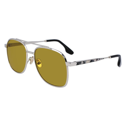 Victoria Beckham Gray Metal Sunglasses