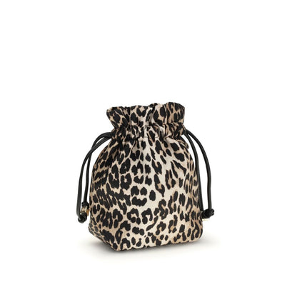 Ganni Multicolor Recycled Polyester Clutch Bag