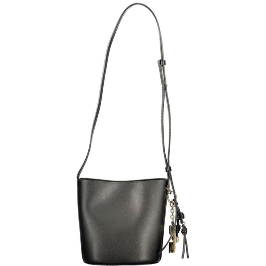 Furla Black Leather Women Bucket Bag