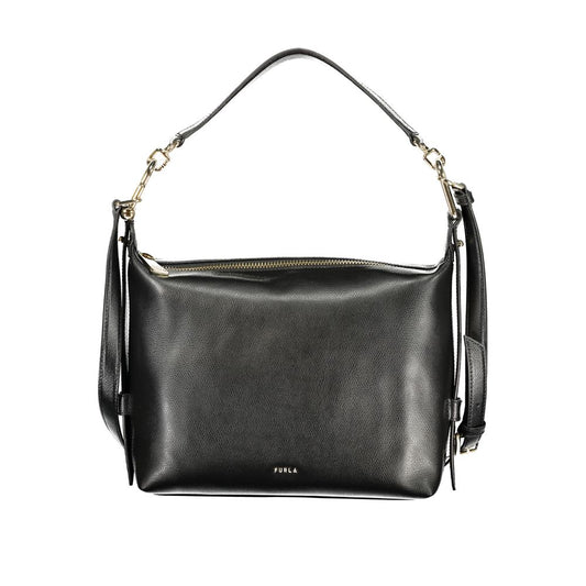 Furla Nero Leather Women Handbag