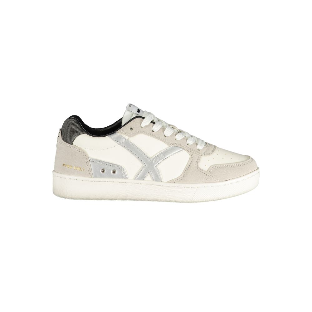 Gas Bianco Polyurethane Women Sneaker