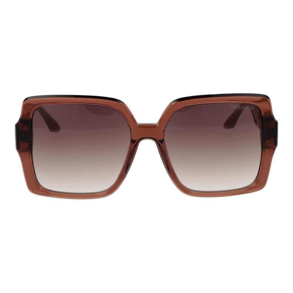 Trussardi Brown Acetate Sunglasses